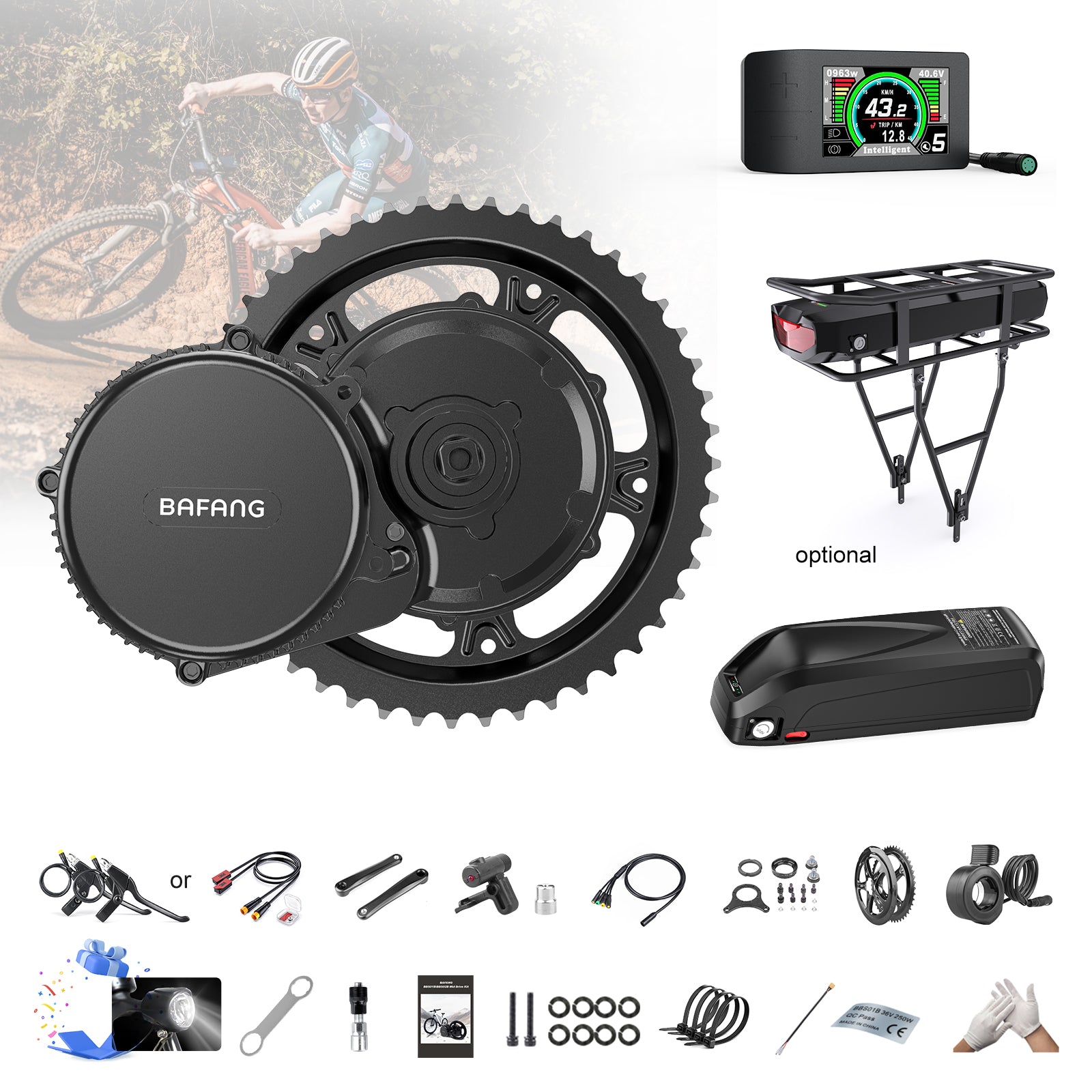 Bafang 48V 500W BBS01B Mid-Drive E-Bike (High-Torque) (Copy)