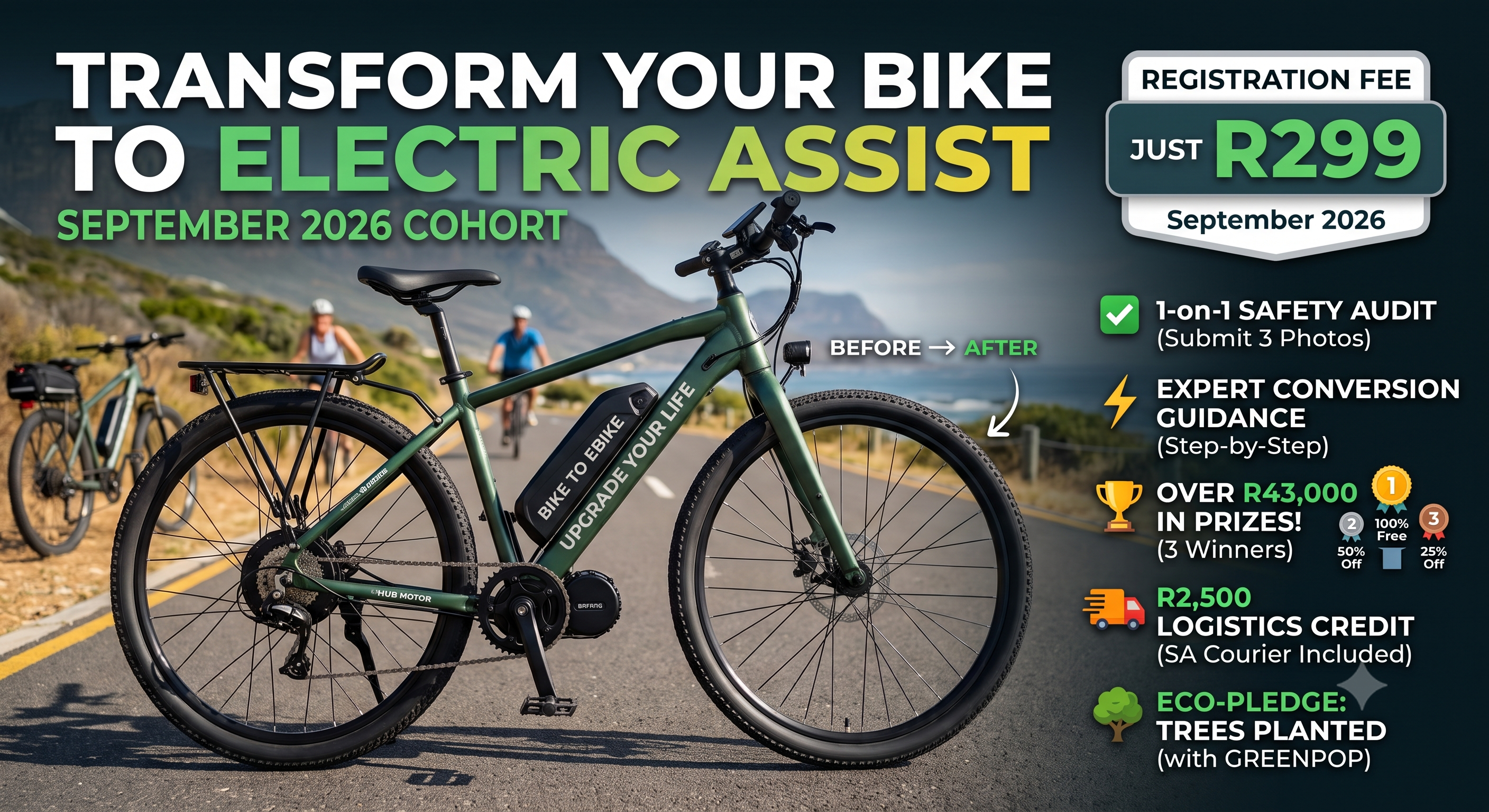 September Cohort — Done-For-You E-Bike Transformation Registration